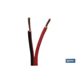 ROLLO 100M CABLE PARALELO ROJO/NEGRO (2X1,5)