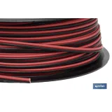 ROLLO 100M CABLE PARALELO ROJO/NEGRO (2X0,75)