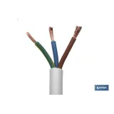 ROLLO 100M MANGUERA BLANCO H05VV-F (3X1MM)