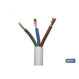 ROLLO 100M MANGUERA BLANCO H05VV-F (3X1,5MM)