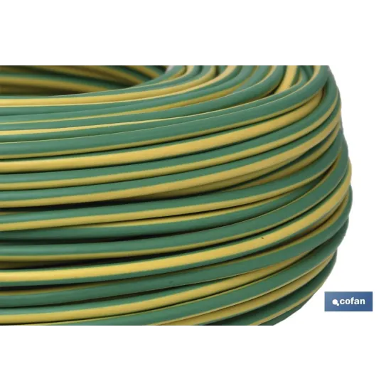 ROLLO CABLE H07V-K 1X6MM2 AMAR/VER (100M)
