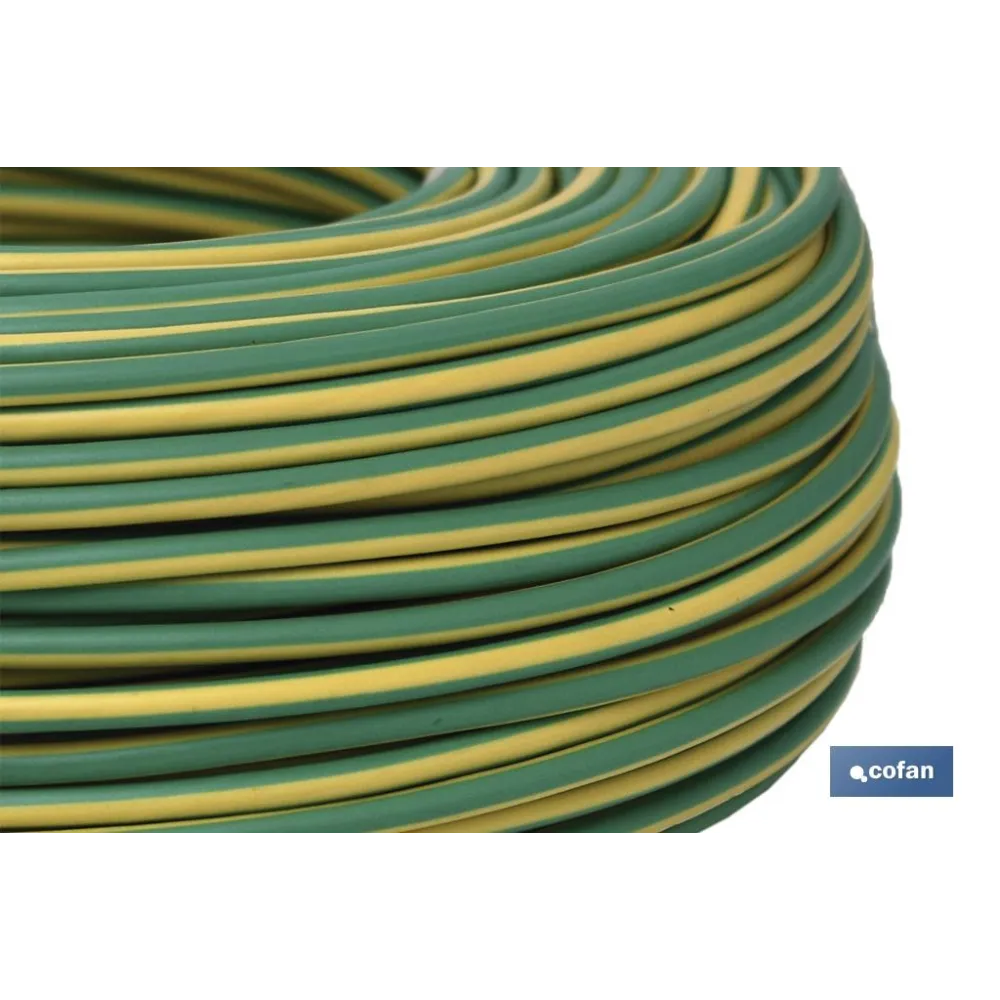 ROLLO CABLE H07V-K 1X6MM2 AMAR/VER (100M)