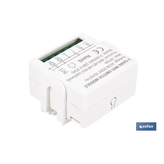 RELÈ DE 2 INTERRUPTORES WIFI
