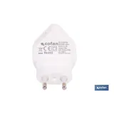 LÁMPARA LED QUITAMIEDOS CON SENSOR 0,17 W IP20 2700 K 55 X 48 X 59 MM