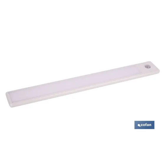 APLIQUE LED RECARGABLE CON SENSOR 3,7 V 1,5 Ah 120 LM 3CCT 300 X 40 MM