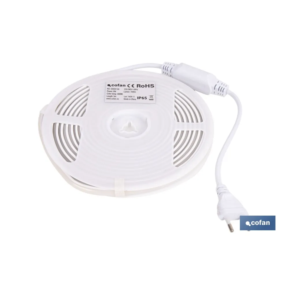 TIRA LED DE NEÓN 8 W IP65 700 LM 5 M