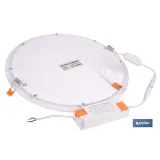 DOWNLIGHT EMPOTRABLE BLANCO SMD 24 W 2400 LM Ø295 MM 3CCT