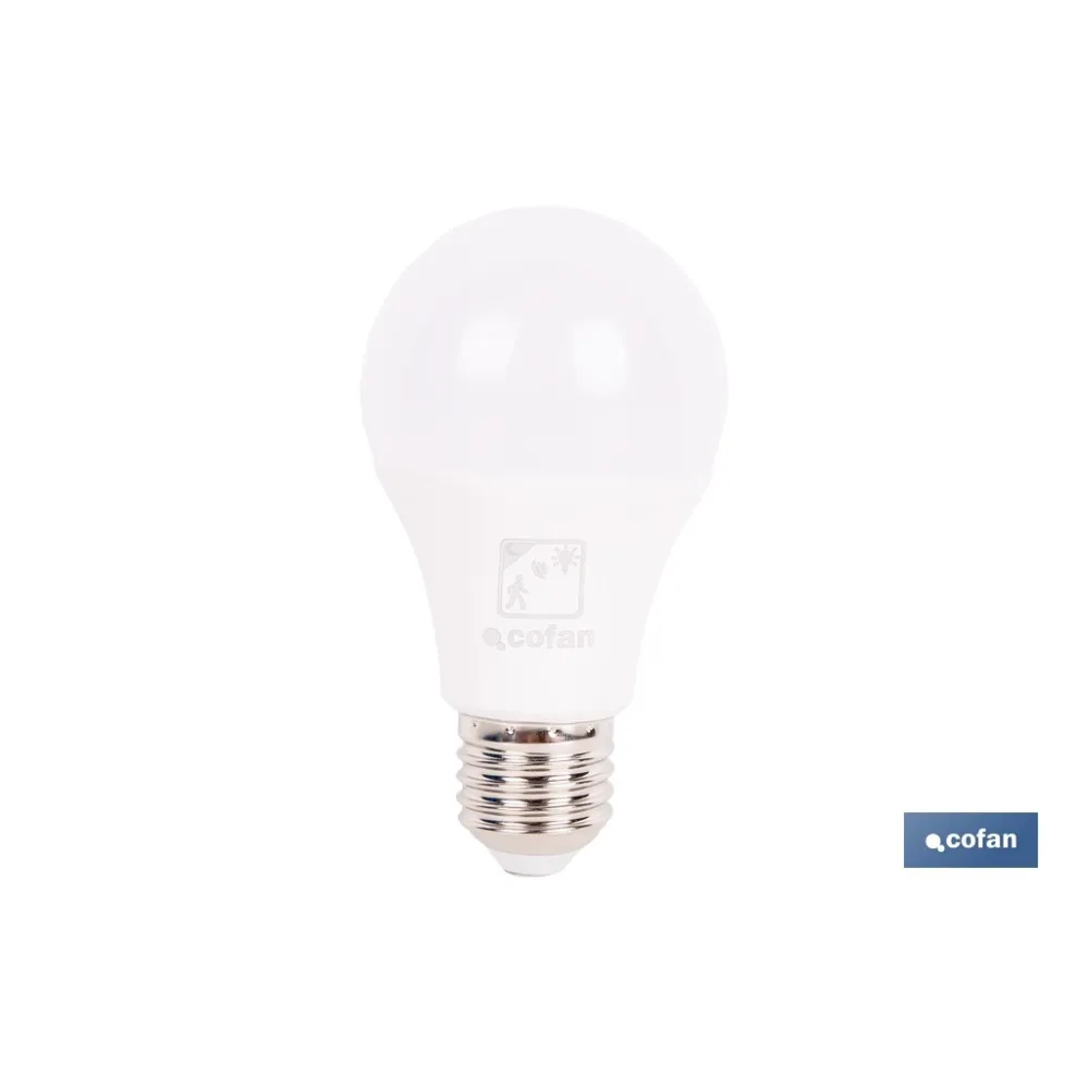 BOMBILLA CLASIC SENSOR E27 8.5W 810LM 4000K