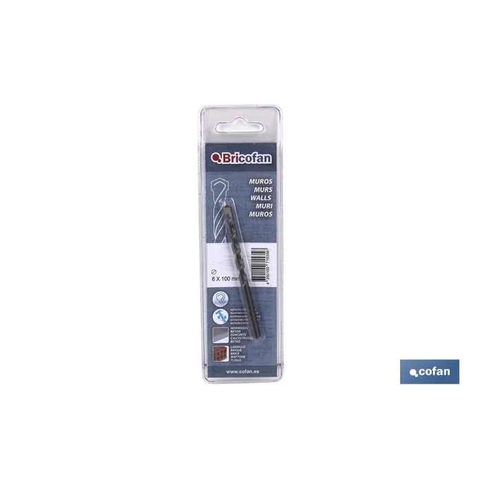 BL 1 UDS BROCA MUROS BRICOFAN 13 X 150 mm