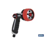 PISTOLA DE RIEGO CON CONTROL DE CAUDAL EN EL PULGAR