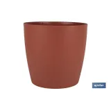 MACETA CAMELIA DE COLOR ARCILLA 35 X 33 CM venta unitaria