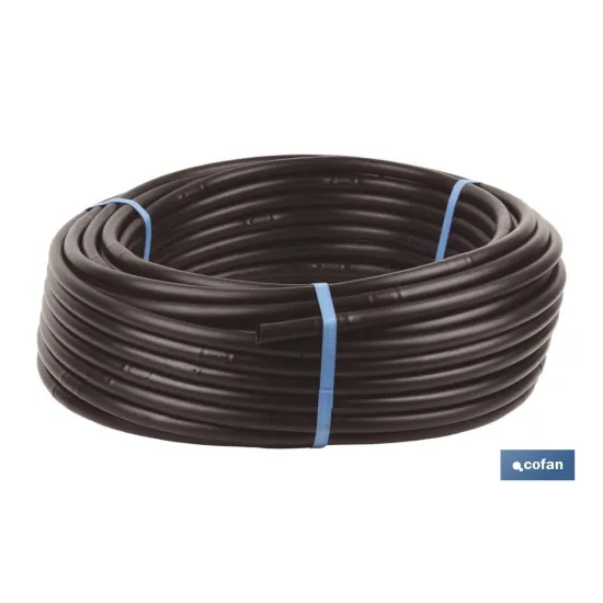 TUBO 100M RIEGO GOTEO NEGRO (Gotero a 0,50m) Ø16MM