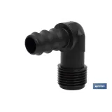 CONEXIÓN EN CODO 90º R.MACHO Ø16MM-1/2 Venta unitaria
