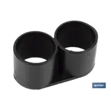 TAPON DOBLE ANILLO PE Ø16MM