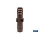 ENLACE RECTO Ø16MM (MARRÓN-MAX SEGUR.) Venta unitaria