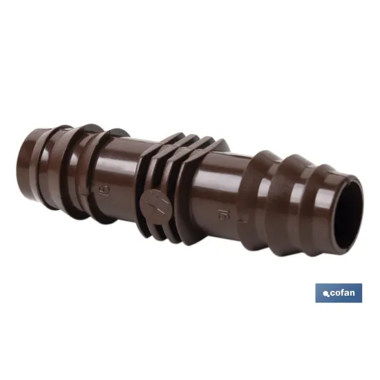 ENLACE RECTO Ø16MM (MARRÓN-MAX SEGUR.) Venta unitaria