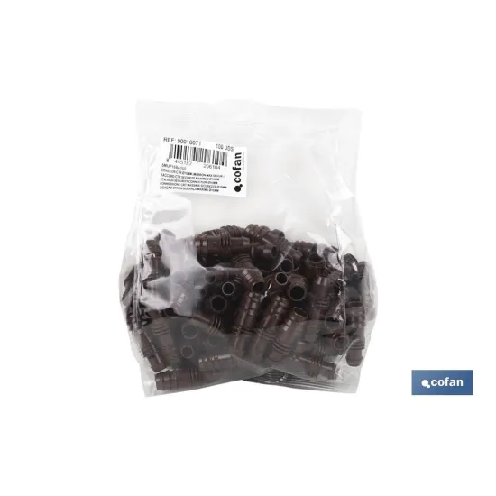 CONEXIÓN CTR Ø16MM (MARRÓN-MAX SEGUR.) Venta unitaria
