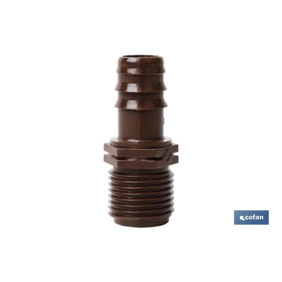 ENLACE MIXTO Ø16MM-1/2 (MARRÓN-MAX SEGUR.) Venta unitaria