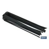 PACK 10 GRAPAS EN U 15 CM PARA CÉSPED ARTIFICIAL