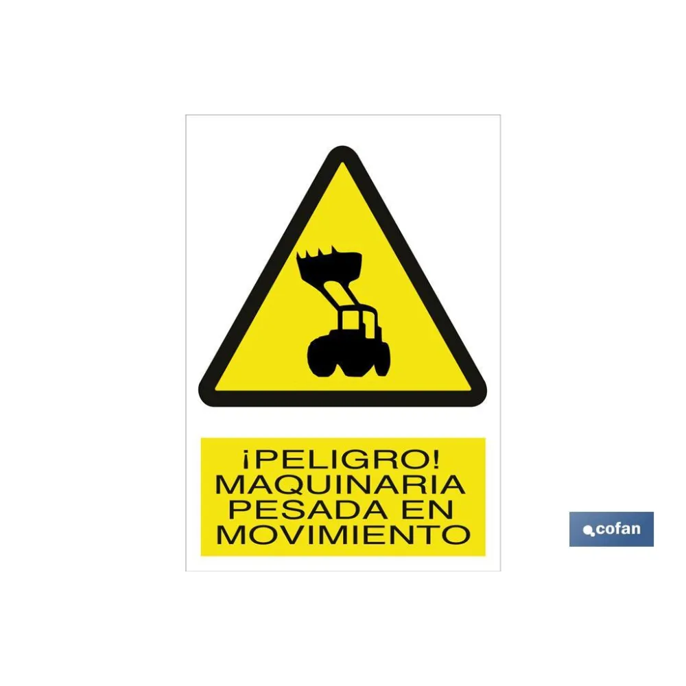 SEÑAL POLIESTIRENO 210X148MM.
