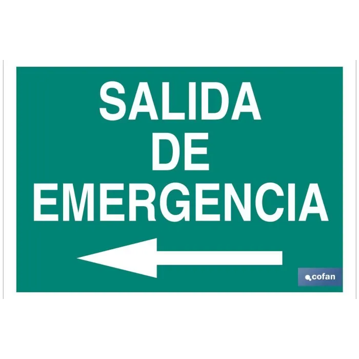 SEÑAL LUMINISCENTE 420X297MM.