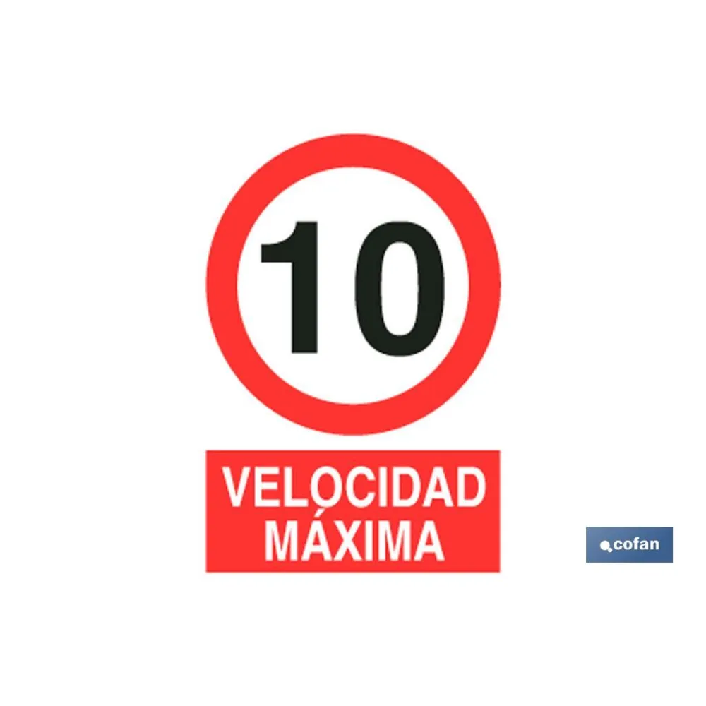 SEÑAL POLIESTIRENO 210X148MM.