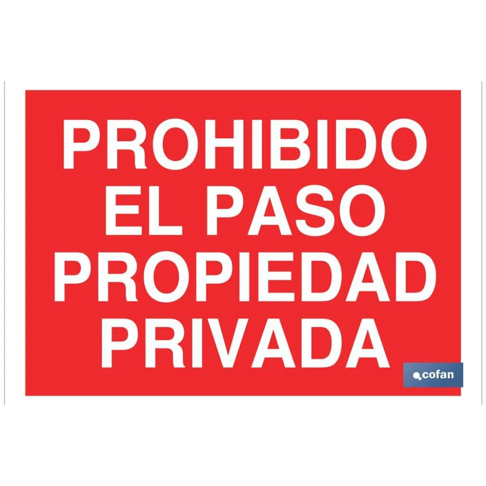 SEÑAL POLIESTIRENO 297X210MM