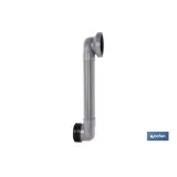 MANGUITO HORIZONTAL DE CONEXIÓN AJUSTABLE Ø90 MM - 90/110 MM 490-170 MM