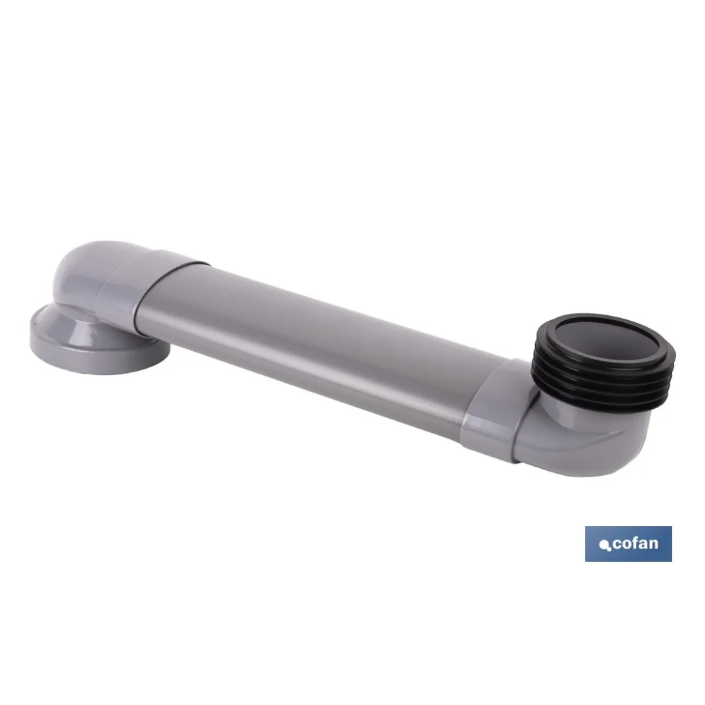 MANGUITO HORIZONTAL DE CONEXIÓN AJUSTABLE Ø90 MM - 90/110 MM 490-170 MM