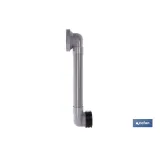 MANGUITO HORIZONTAL DE CONEXIÓN AJUSTABLE Ø90 MM - 90/110 MM 490-170 MM