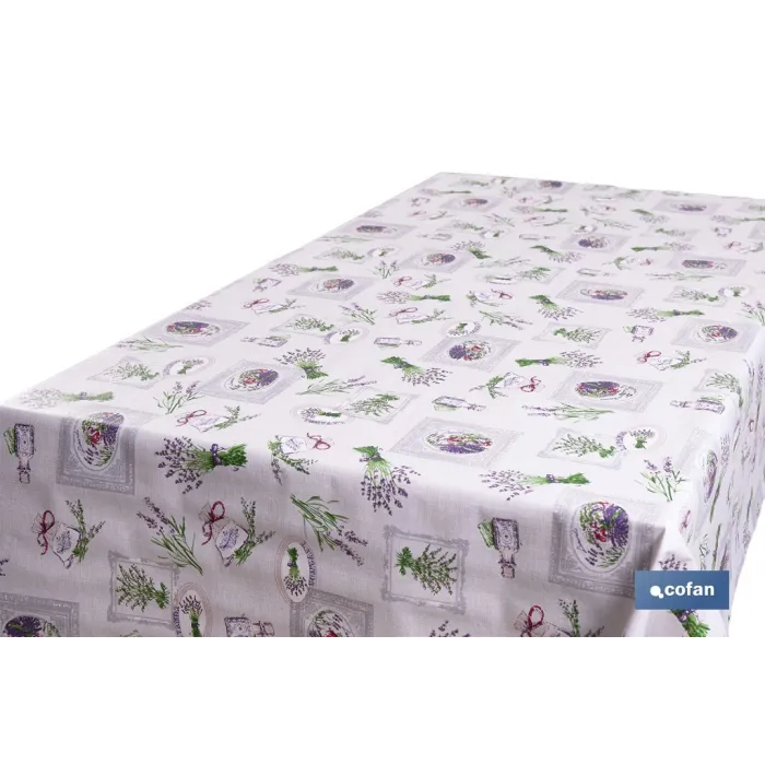 ROLLO DE HULE DISEÑO LAVANDA 1,40 x 25 M