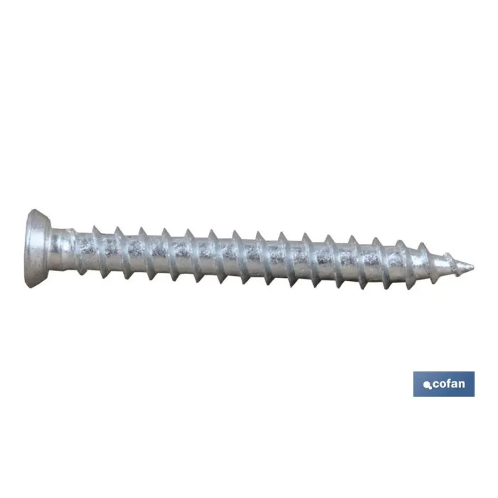 TORNILLO HORMIGÓN PLANA TORX 7,5X90