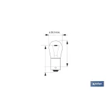 LÁMPARA COFAN P21W (BA15s) 12V