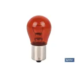 LÁMPARA COFAN P21W 12V (BA15s) ÁMBAR