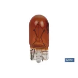 LÁMPARA S/CASQUILLO W5W 12V ÁMBAR venta unitaria