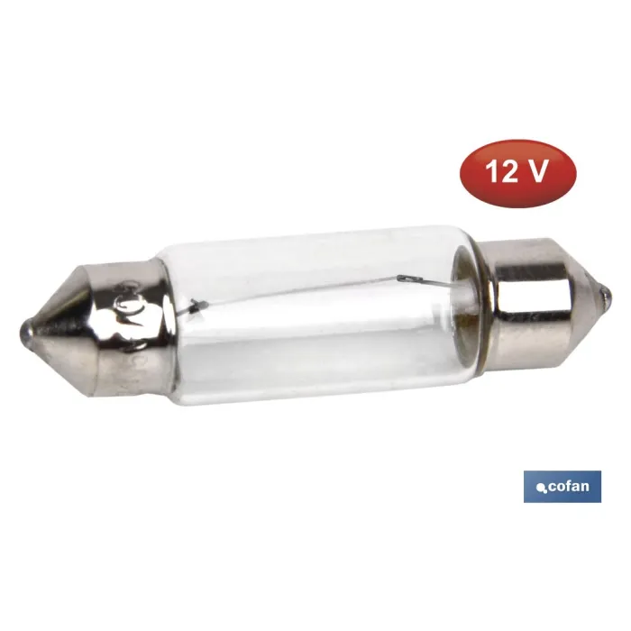 LÁMPARA PLAFONIER C10W (11X38mm) 12V