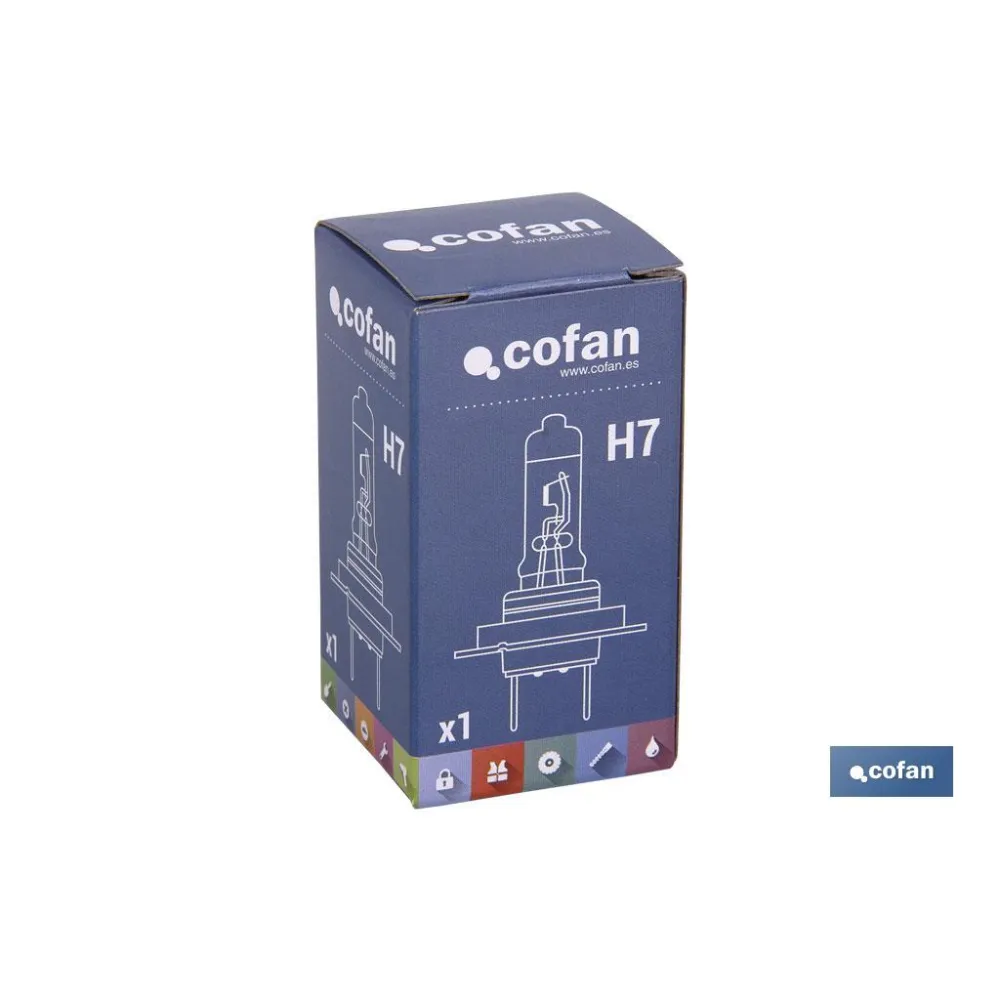 LÁMPARA HALÓGENA COFAN H7 (Px26d) 24V 70W