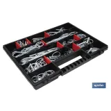 MALETÍN SURTIDO PASADORES R Y ANILLA (120 PCS)
