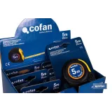 EXPOSITOR DE FLEXÓMETROS CON PROTECCIÓN DE GOMA 25 MM X 5 M 6 UDS.