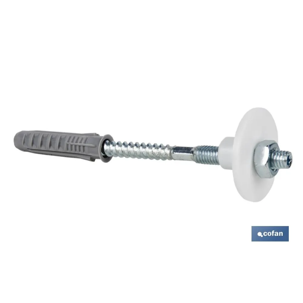 SET DE 2 PCS. PARA LAVABO 10 X 120 MM TUERCA DE HIERRO