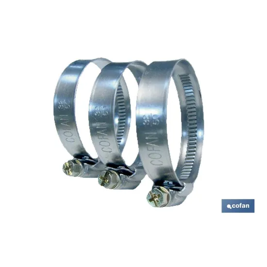 ABRAZADERA METÁLICA BANDA 12mm 32-50 Venta unitaria