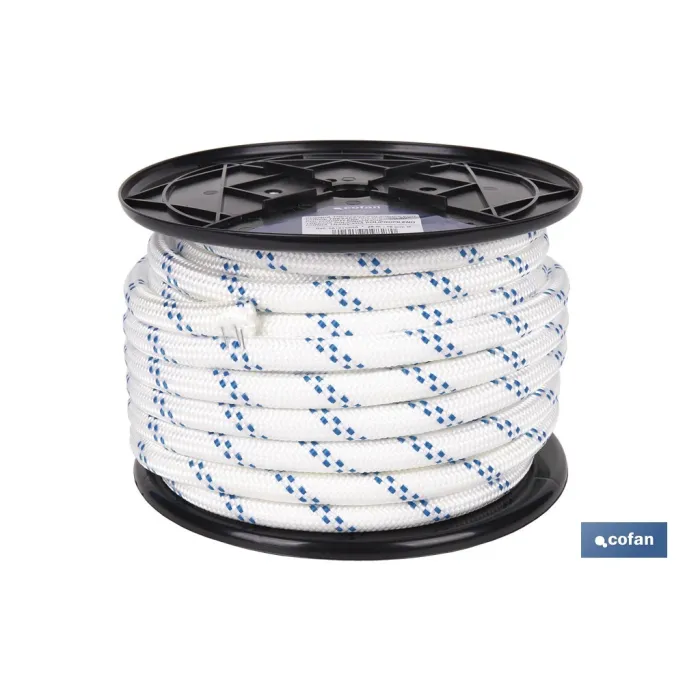 CUERDA TRENZADA POLI 16MM 25 MTS