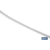 BOBINA CORDÓN POLIÉSTER REFORZADO 5 MM 25 M BLANCO