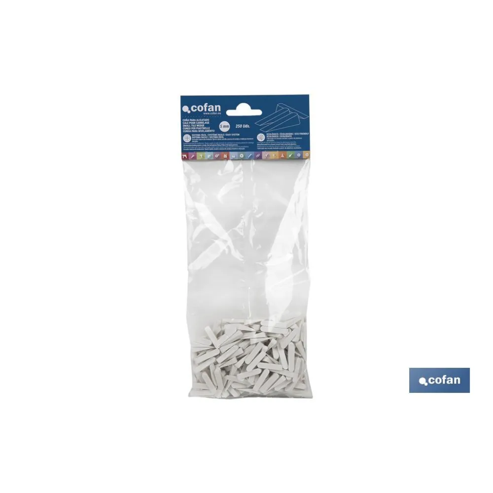 CUÑA 5 MM PARA ALICATADO 250 UDS