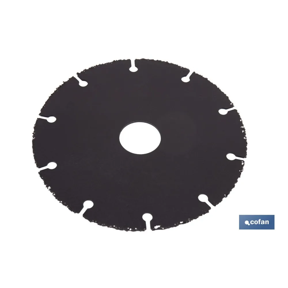 DISCO ESPECIAL DE CARBURO PARA MATERIALES BLANDOS Ø115X1 MM