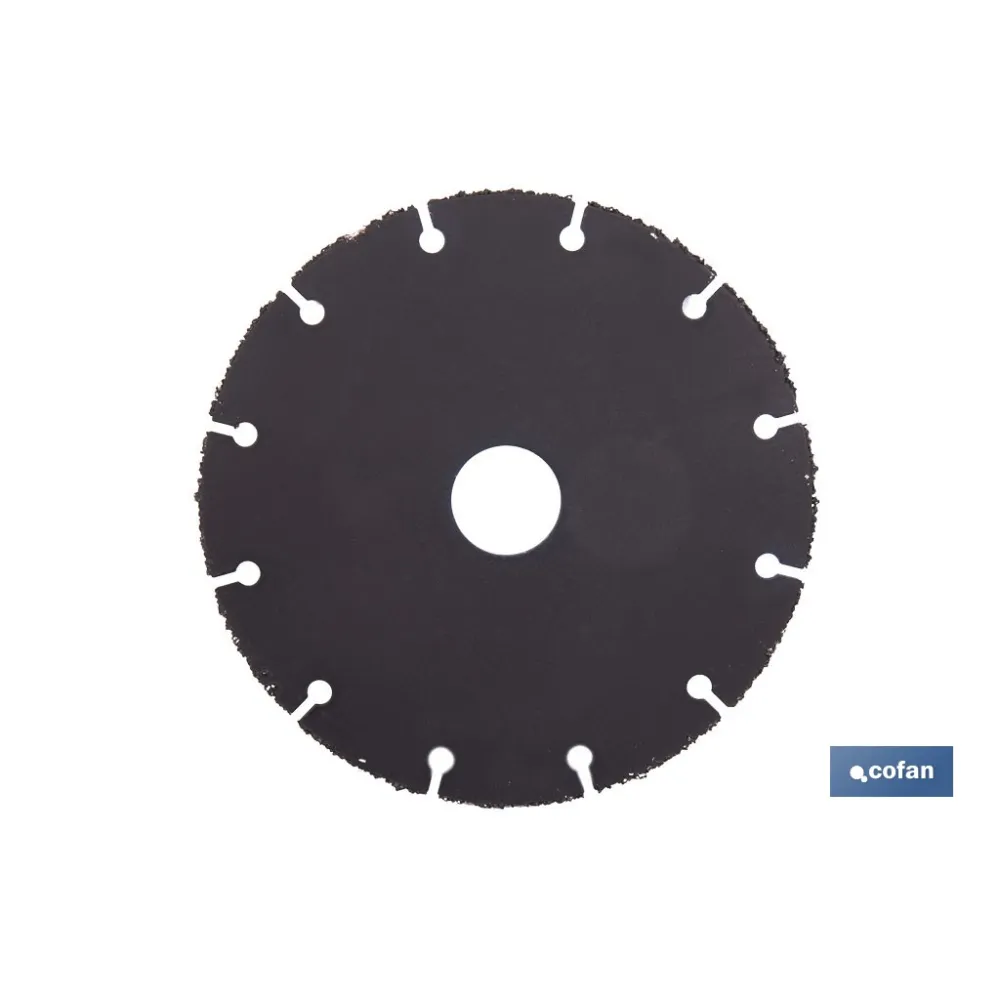 DISCO ESPECIAL DE CARBURO PARA MATERIALES BLANDOS Ø125X1 MM