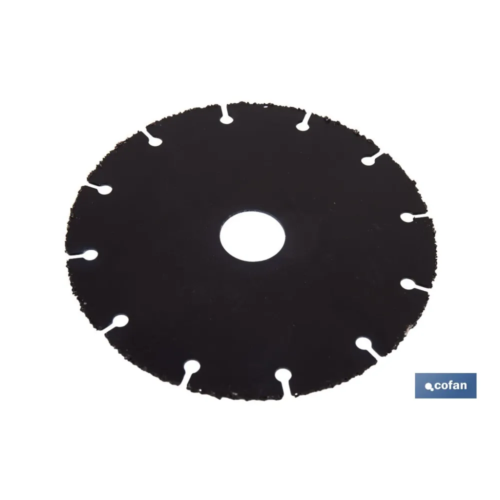 DISCO ESPECIAL DE CARBURO PARA MATERIALES BLANDOS Ø125X1 MM