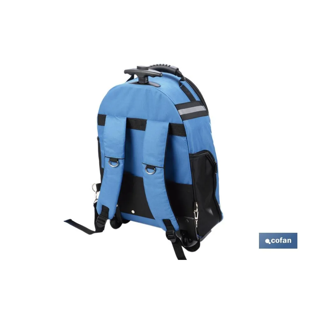 MOCHILA PORTAHERRAMIENTAS CON RUEDAS 35 x 20 x 55 CM