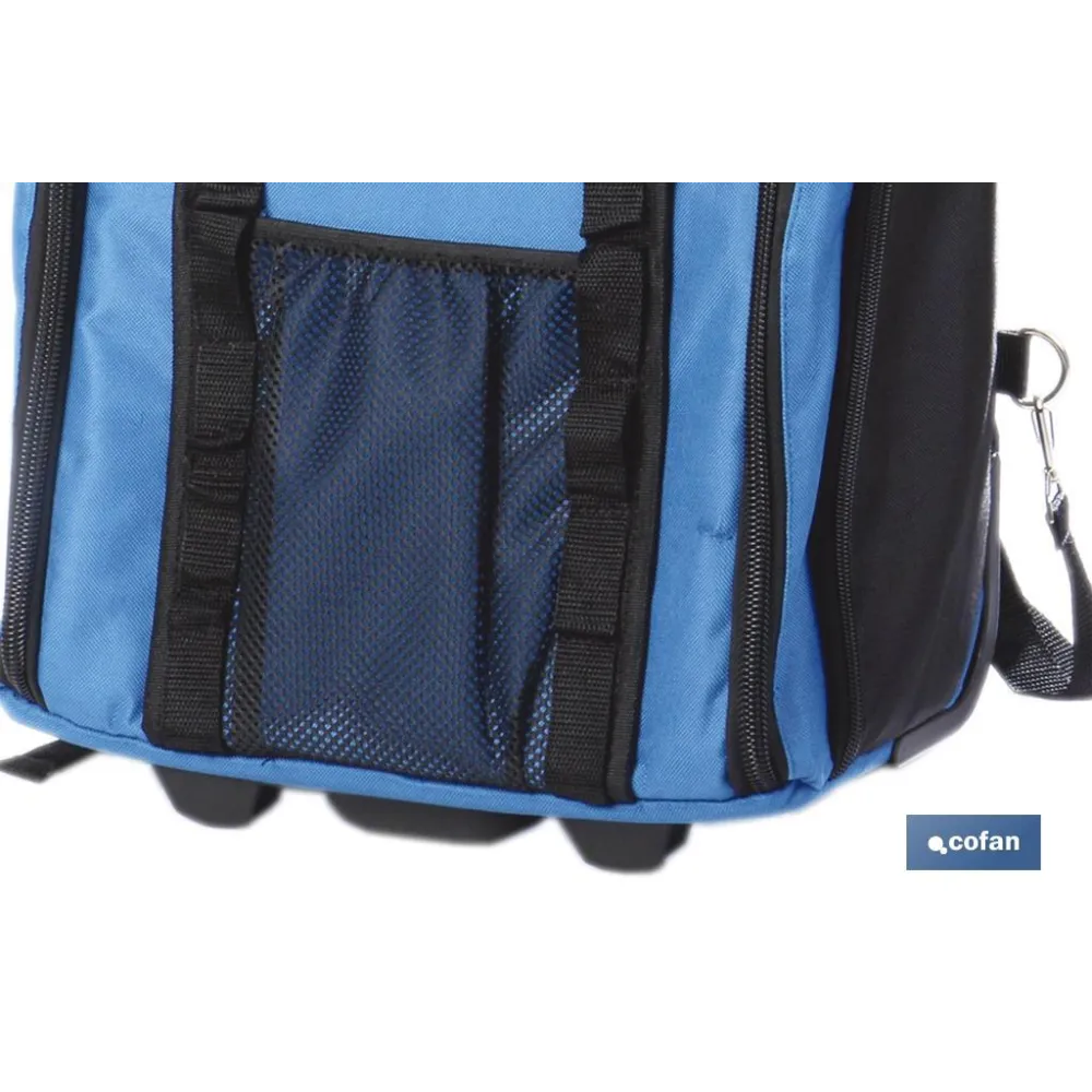 MOCHILA PORTAHERRAMIENTAS CON RUEDAS 35 x 20 x 55 CM