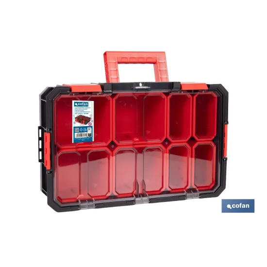 CAJA DE HERRAMIENTAS MODULAR CON ORGANIZADORES